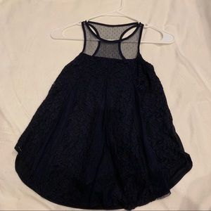 Navy detailed tank Abercrombie&Fitch